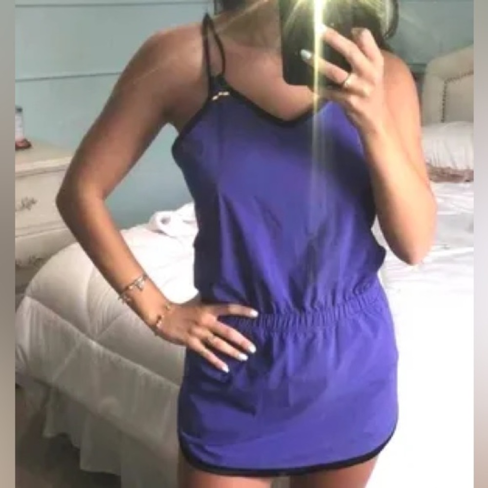 Lululemon Sweaty Or Not Runsie Onesie Tennis Dress Size 4